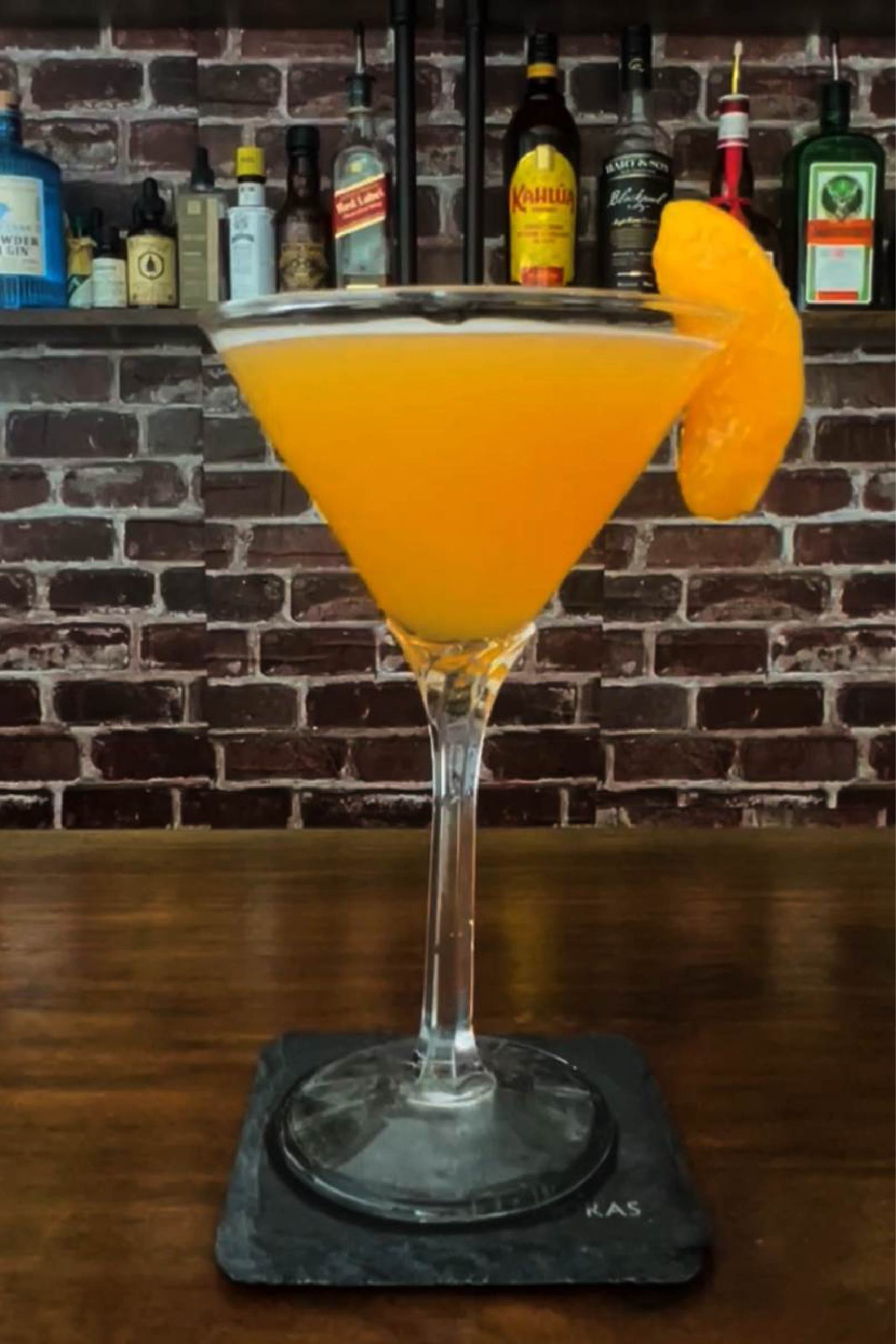 Nocturne — vegan foam coupes with dried pear and edible flowers